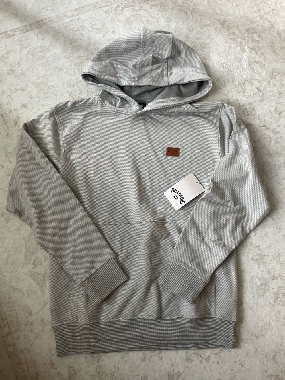 Billabong Kid’s Light Gray Hooded Sweatshirt - NWT